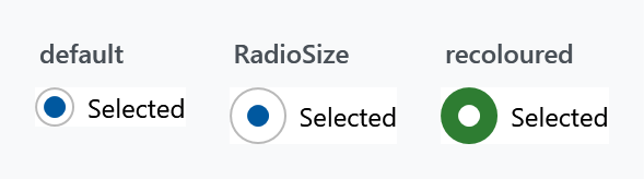 RadioSize and recoloured brushes